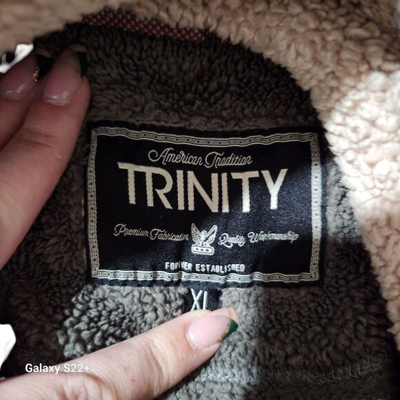 Trinity Quarter Zip Fleece Pullover Mens SZ XL Rugged Outdoors Workwear Sporty - Picture 2 of 4